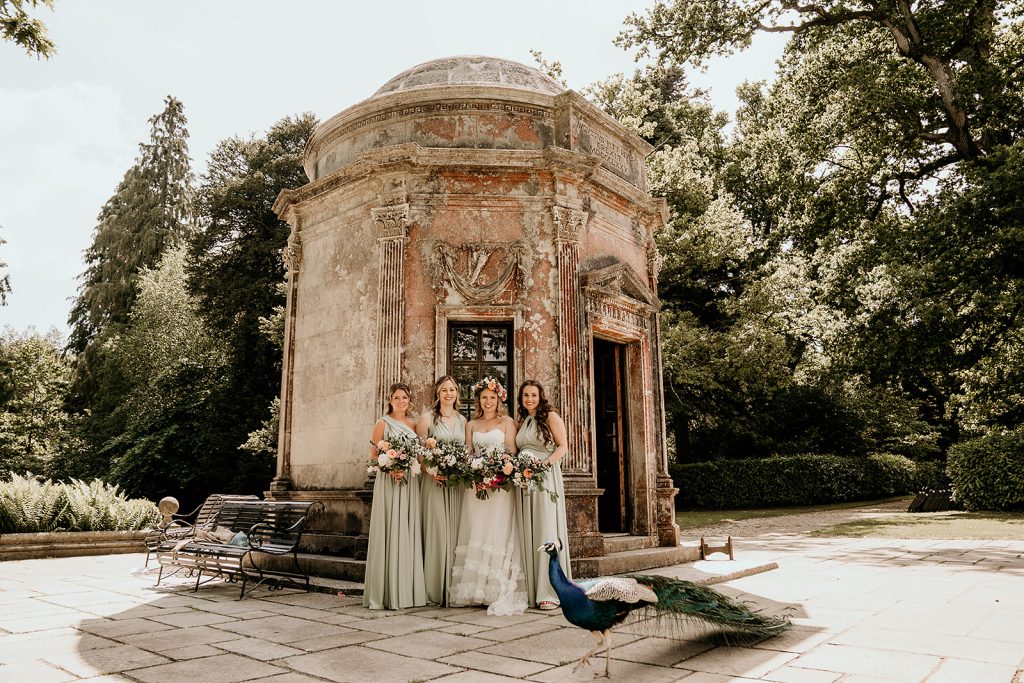 Bride And Bridesmaids Photoshoot At Larmer Tree