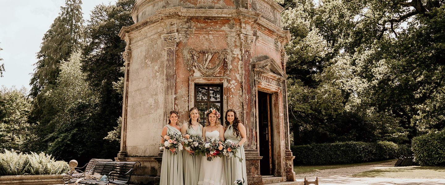 Bride And Bridesmaids Photoshoot At Larmer Tree