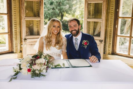 Bride And Groom Shot At Larmer Tree