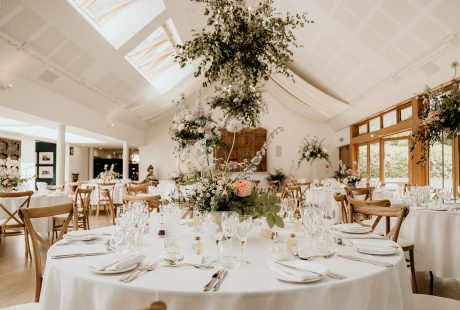 Event Reception Setup At Larmer Tree