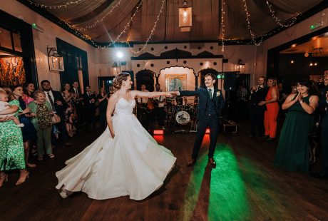 First Dance Photo At Larmer Tree