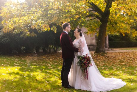 Nature Bride And Groom At Larmer Tree