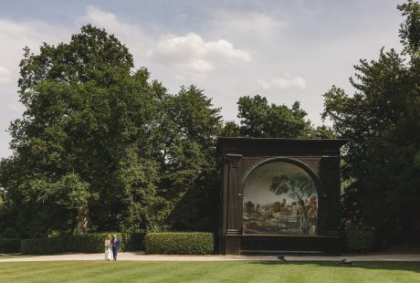 Outdoor Bride & Groom At Larmer Tree