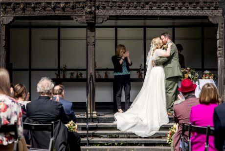 Couple Kissing At Larmer Tree