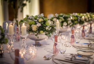 The Berkeley_The Ballroom – One long table – detail 2