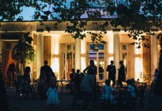 Broomhouse Suite – Terrace by night – the hurlingham