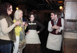 London Dungeon Event Photography Standing Guests And Crew Photo