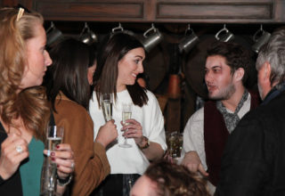London Dungeon Event Photography Guests Talking