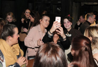 London Dungeon Event Photography Standing Guests Shot