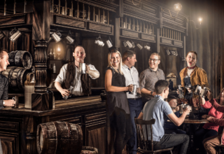 London Dungeon Event Photography Tavern Guests And Staff Pic