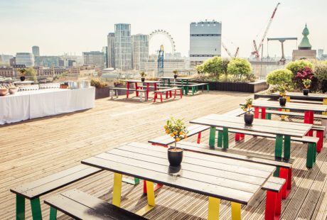 Roof terrace at Sea Containers Events