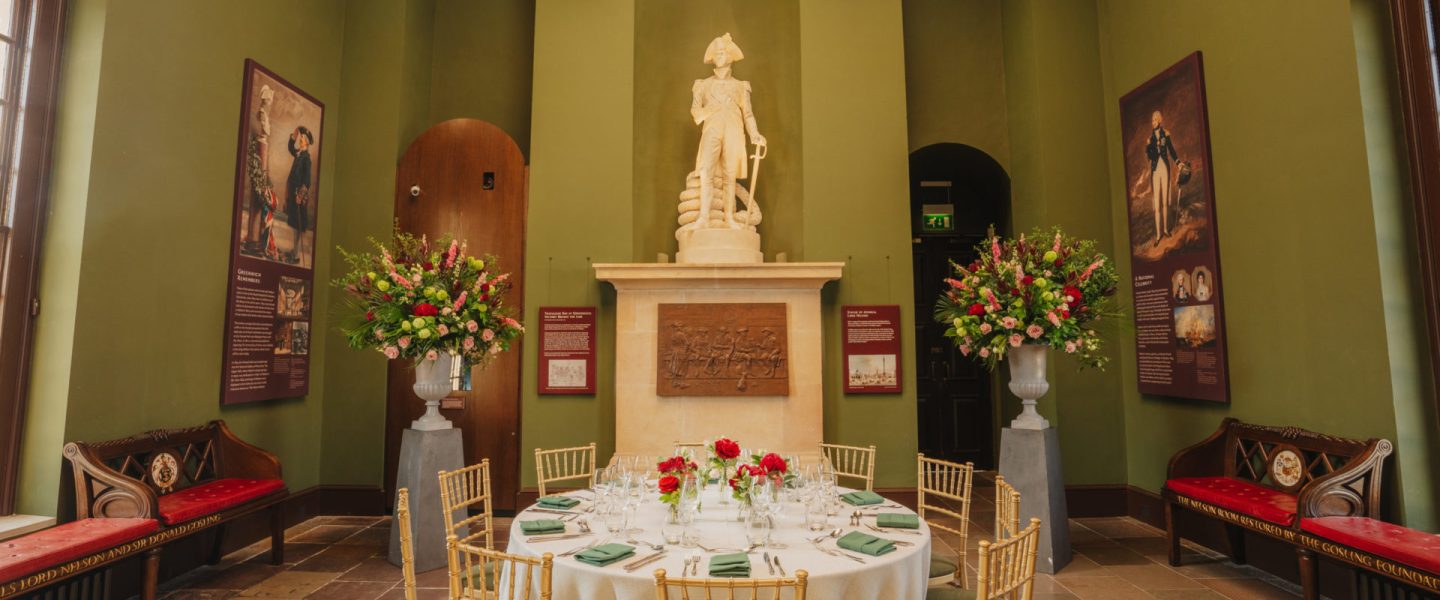 nelson room private dining - old royal naval college