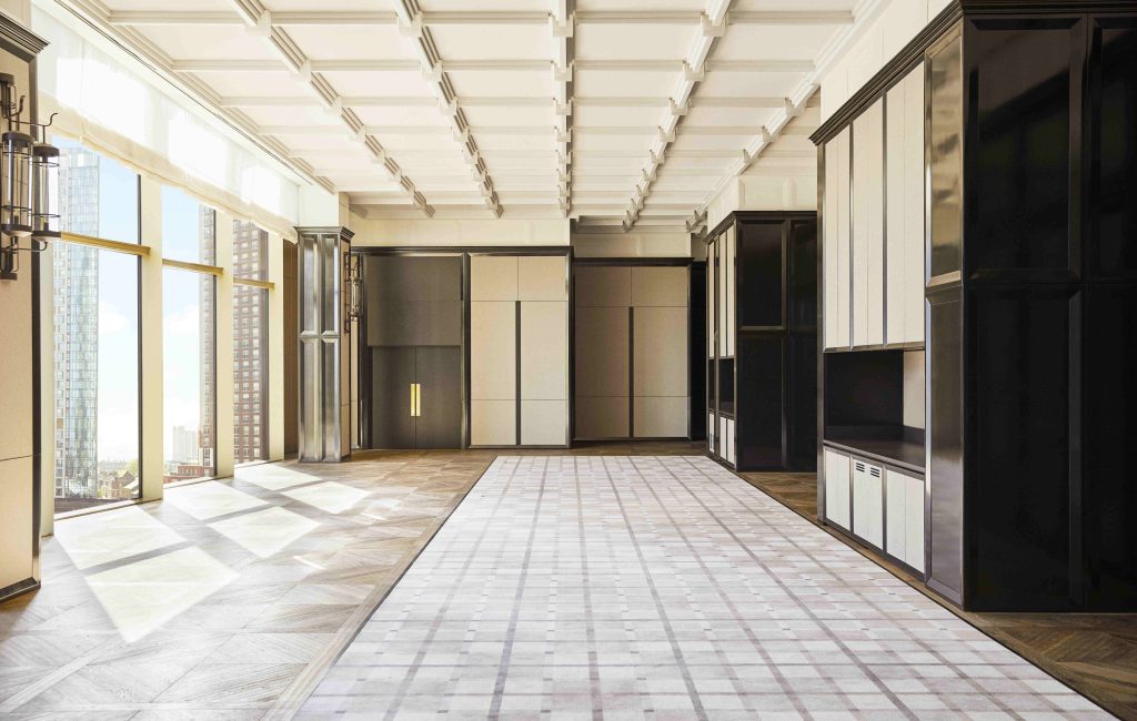 Ballroom Foyer Empty at Park Hyatt London River Thames