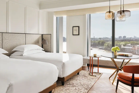 Twin Bed at Park Hyatt London River Thames