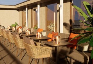 Kitty Hawk London Event Photography Terrace