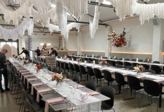 Canvas House Event Photography Reception Long Tables