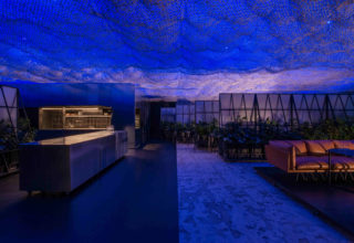 Space and Time North Melbourne Event Russell & George Photography Bar Lighting