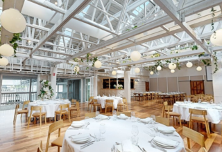 Dining Space at Wharf Events Sunshine Coast