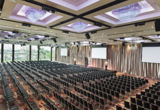 Grand Ballroom – Theatre Style Natural Daylight/ pullman melbourne albert park / pullman albert park