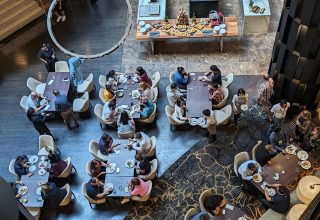 Sample Event Photo – Silvesters Restaurant – Cluster set up