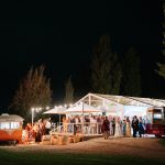 Mewburn Park Wedding Venue - Outside view of the tent