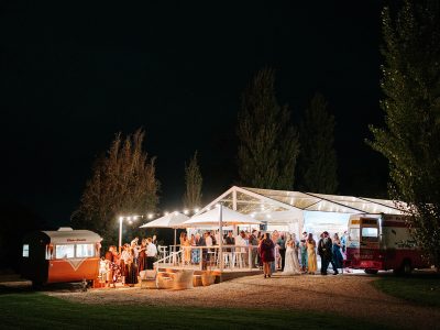 Mewburn Park Wedding Venue - Outside view of the tent