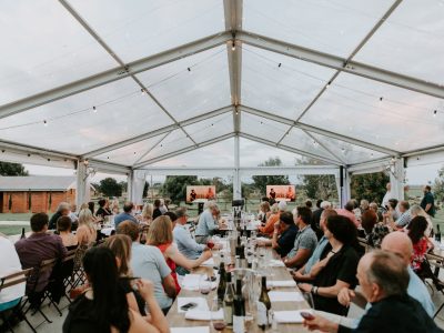 Mewburn Park - Corporate Events Venue - Inside the tent