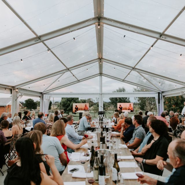 Mewburn Park - Corporate Events Venue - Inside the tent